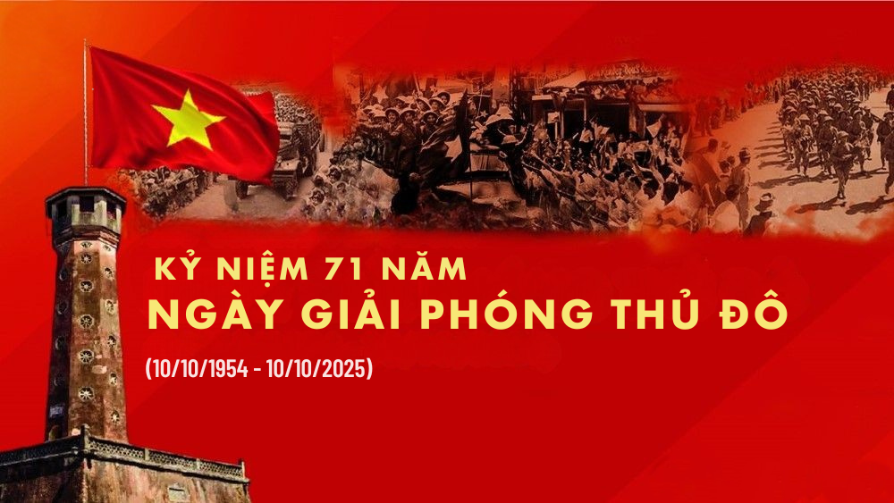 CHÀO MỪNG 71 NĂM NGÀY GIẢI PHÓNG THỦ ĐÔ (10/10/1954 – 10/10/2025)